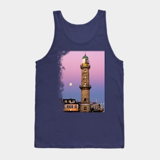 moonlit lighthouse Tank Top